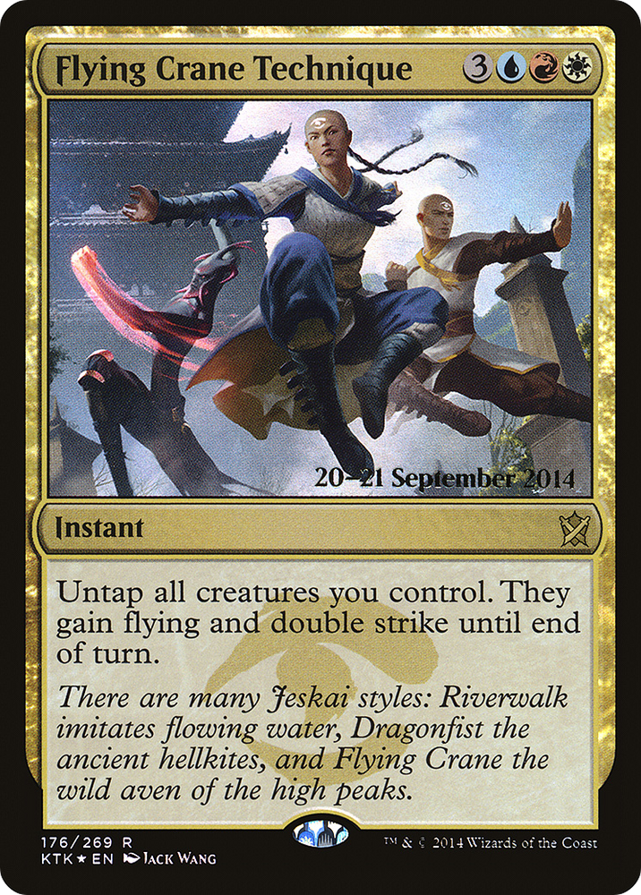Flying Crane Technique (PRE-176) - Khans of Tarkir Promos Foil