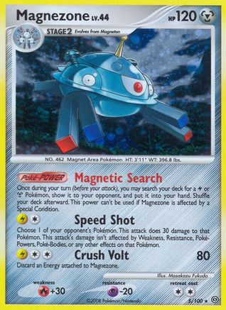Magnezone (5) 005/100  - Reverse Holofoil Stormfront - Holo Rare