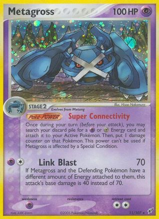 Metagross 011  - Reverse Holofoil Deoxys - Holo Rare
