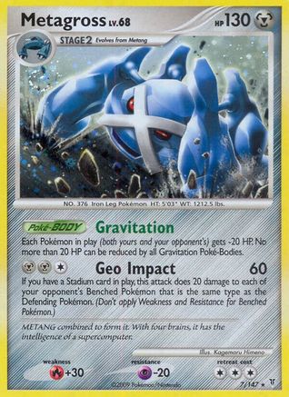 Metagross 007  - Holofoil Supreme Victors - Holo Rare