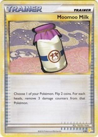 Moomoo Milk (#1) 001  HGSS Trainer Kit Gyarados & Raichu - Common