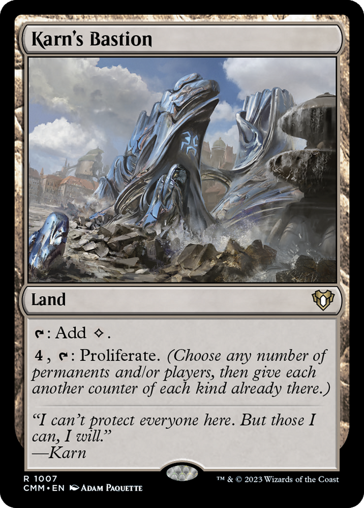 Karn's Bastion (CMM-1007) - Commander Masters