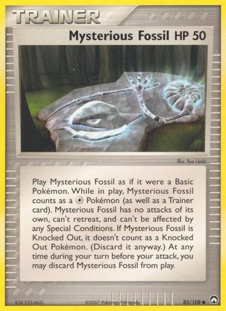 Mysterious Fossil 085  Power Keepers - Common
