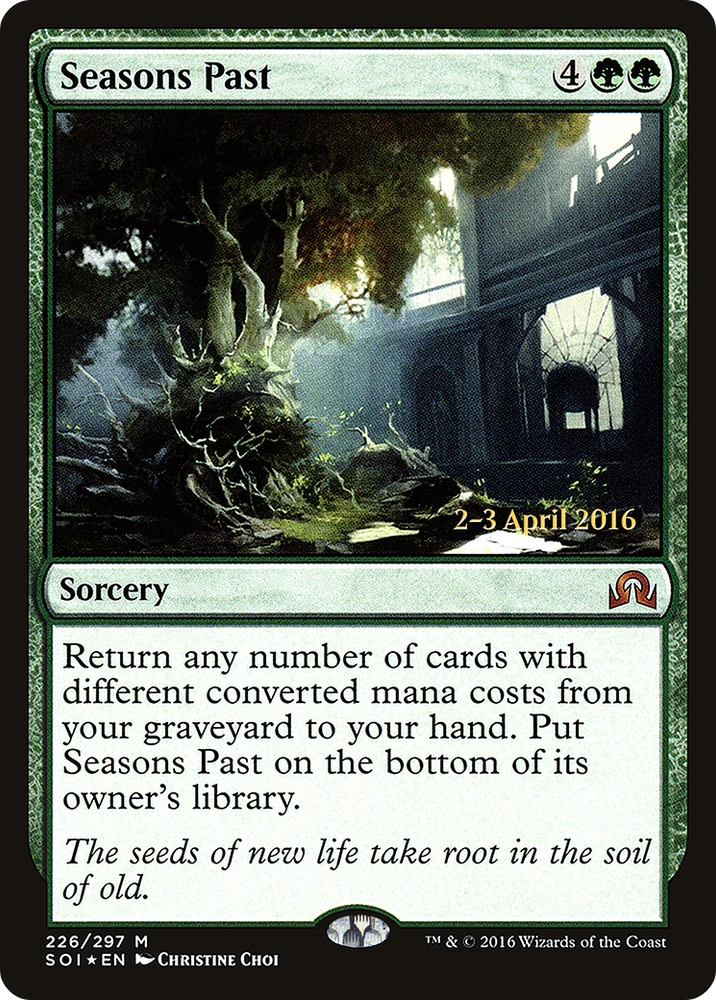 Seasons Past (PRE-226S) - Shadows over Innistrad Promos Foil