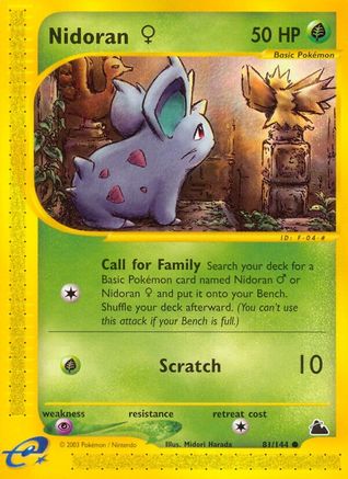Nidoran F (81) 081  Skyridge - Common