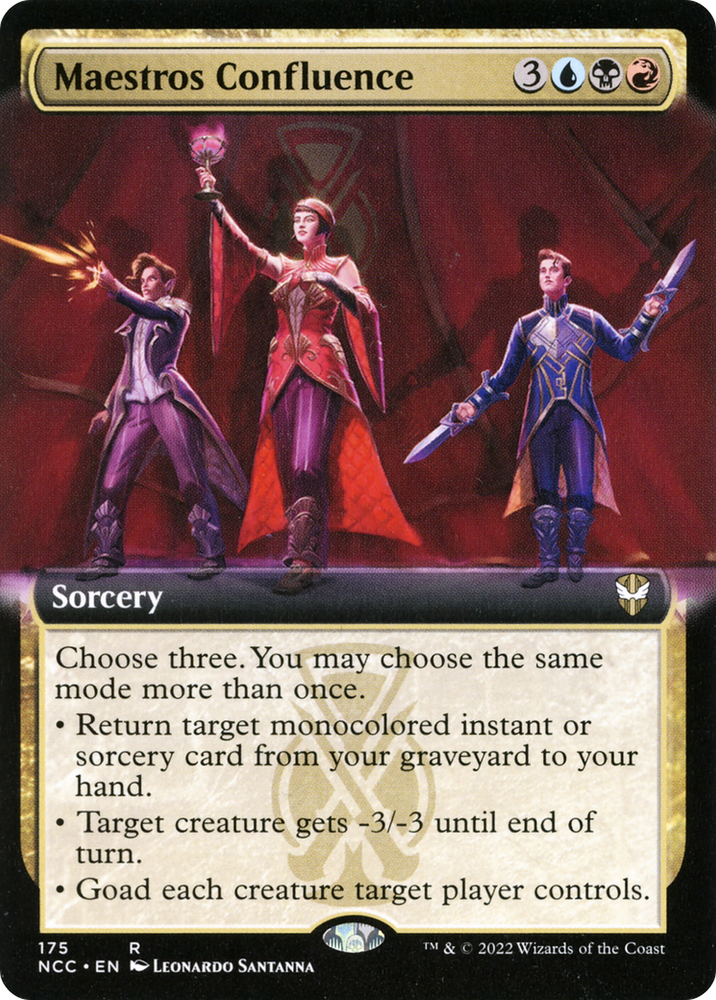 Maestros Confluence (Extended Art) (NCC-175) - New Capenna Commander: (Extended Art)