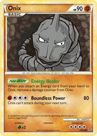 Onix (56) 056/95  - Reverse Holofoil Unleashed - Common