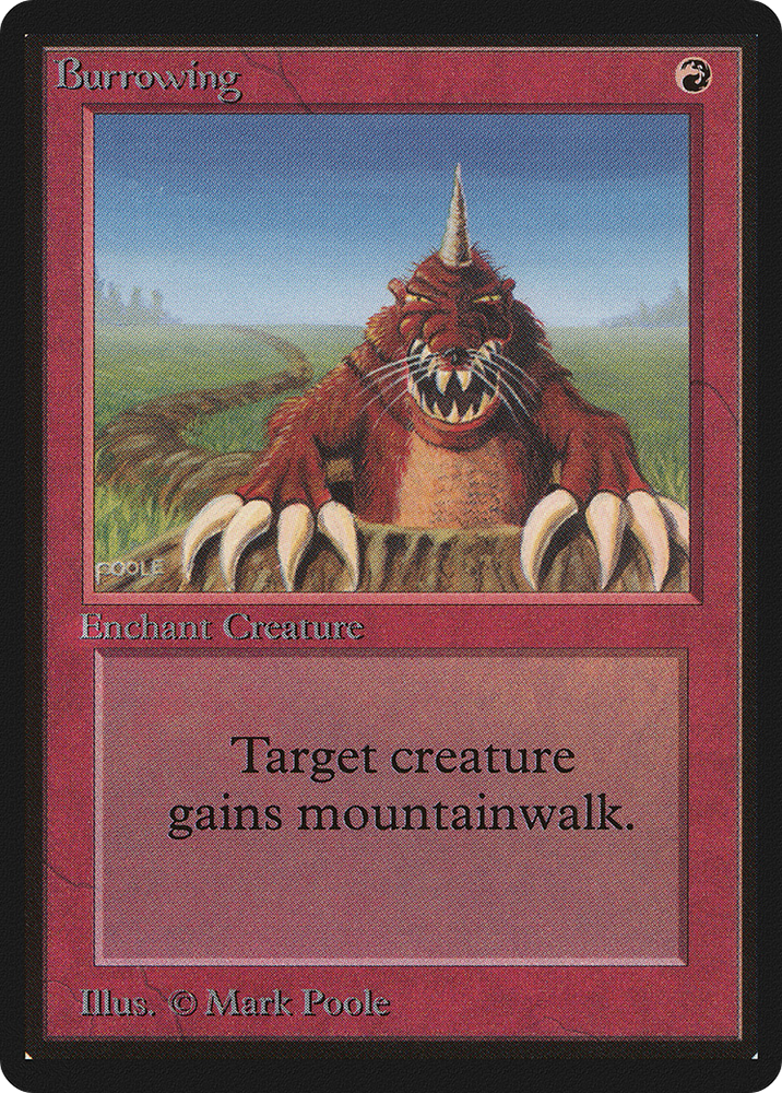 Burrowing (LEB-139) - Limited Edition Beta