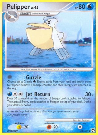 Pelipper 048  - Reverse Holofoil Great Encounters - Uncommon