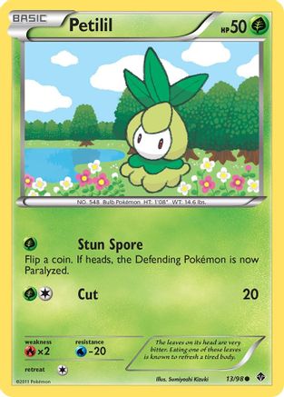 Petilil 013  - Reverse Holofoil Emerging Powers - Common