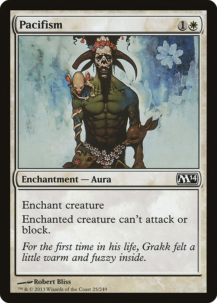 Pacifism (M14-025) - Magic 2014 Foil