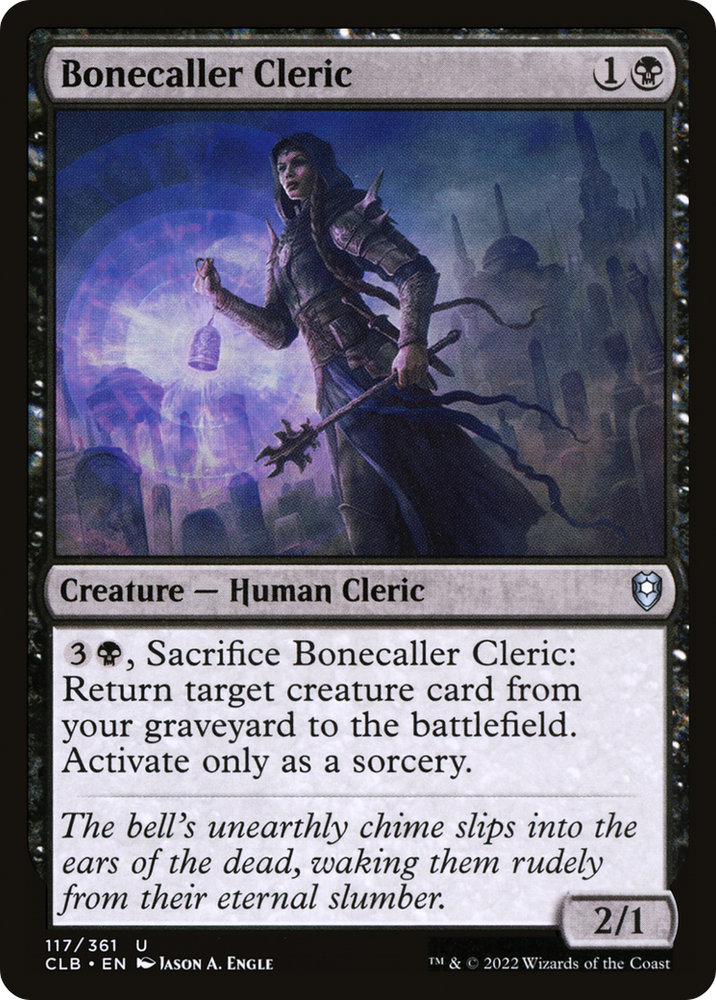 Bonecaller Cleric (CLB-117) - Commander Legends: Battle for Baldur's Gate