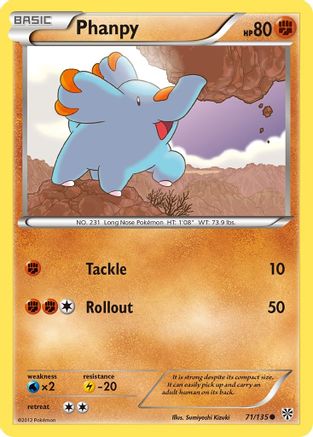 Phanpy 071/135  Plasma Storm - Common