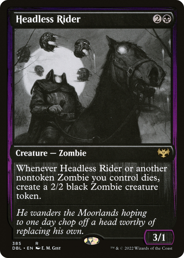 Headless Rider (DBL-385) - Innistrad: Double Feature Foil