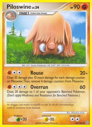 Piloswine 046  Stormfront - Uncommon