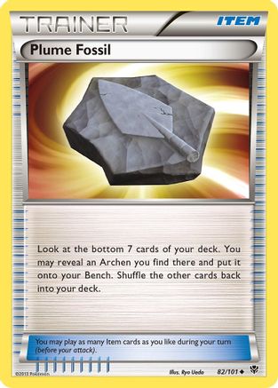 Plume Fossil 082/101  Plasma Blast - Uncommon