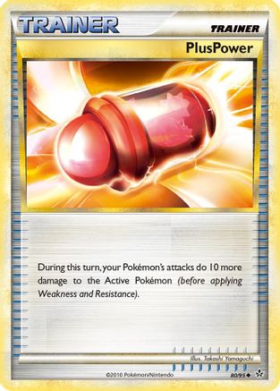 PlusPower 080/95  - Reverse Holofoil Unleashed - Uncommon