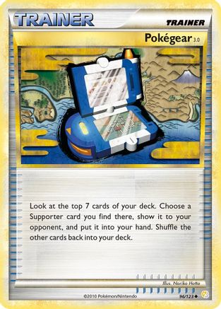 Pokegear 3.0 096/123  - Reverse Holofoil HeartGold SoulSilver - Uncommon