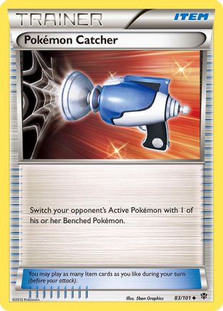 Pokemon Catcher 083/101  Plasma Blast - Uncommon