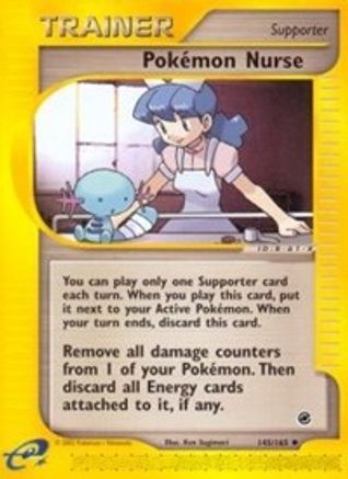 Pokemon Nurse 145/165  Expedition - Uncommon