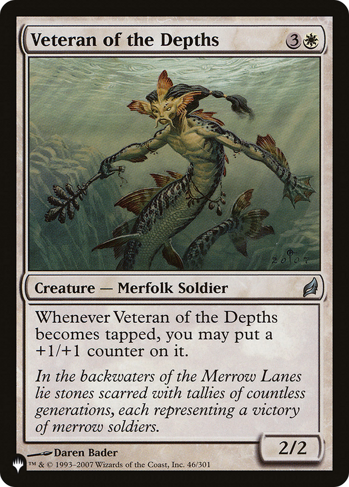 Veteran of the Depths (LIST-46/301) - The List