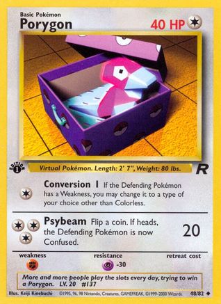 Porygon 048/82  - Unlimited Team Rocket - Uncommon