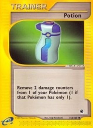 Potion 156/165  - Reverse Holofoil Expedition - Common
