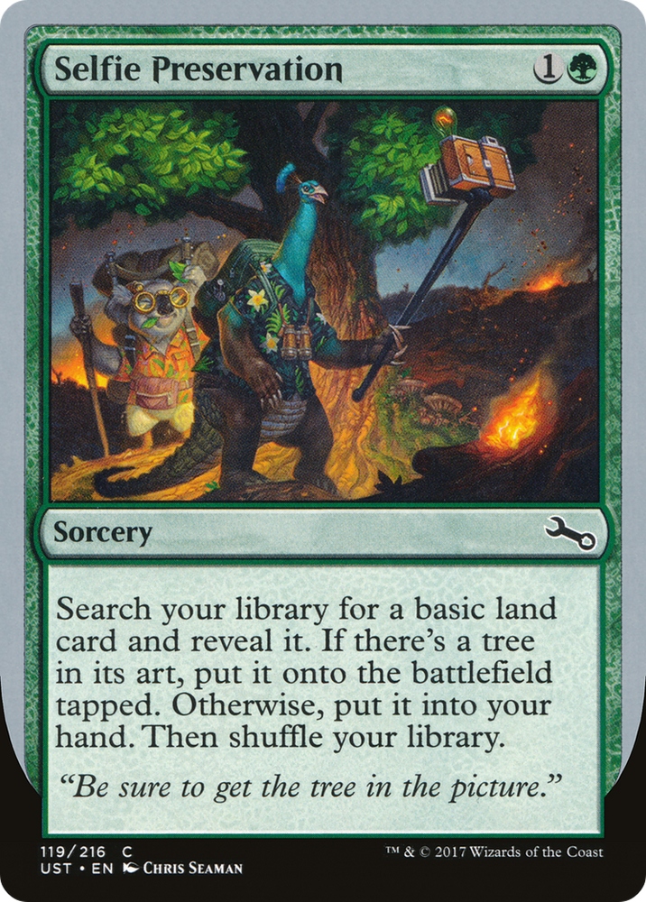 Selfie Preservation (UST-119) - Unstable Foil
