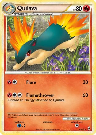 Quilava 049/95  Call of Legends - Uncommon