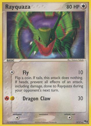 Rayquaza 003/017  POP Series 1 - Rare