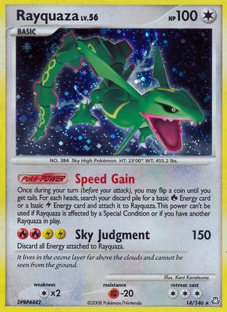 Rayquaza 014  - Holofoil Legends Awakened - Holo Rare