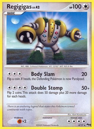 Regigigas 004  POP Series 9 - Rare