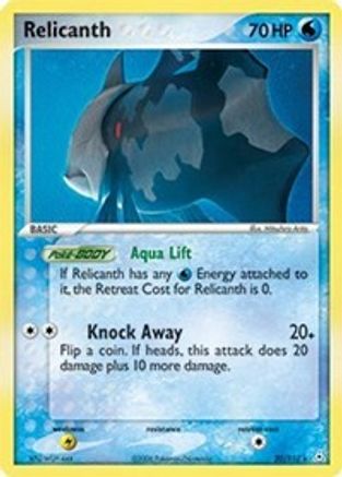Relicanth 030  - Reverse Holofoil Holon Phantoms - Rare