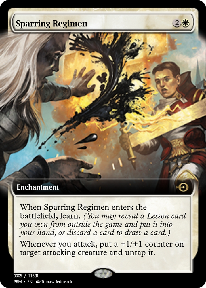 Sparring Regimen (PRM-89982) - Magic Online Promos Foil