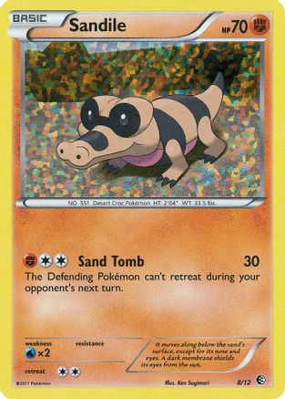 Sandile 008/12  - Holofoil McDonalds Promos 2011 - Promo