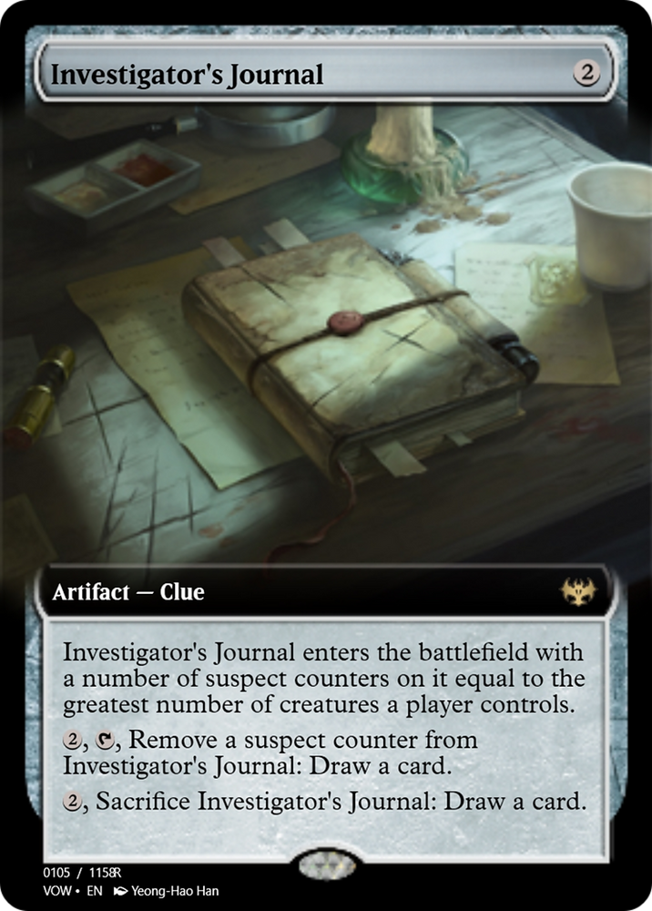 Investigator's Journal (PRM-95449) - Magic Online Promos Foil