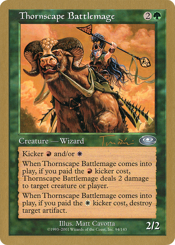 Thornscape Battlemage - 2001 Jan Tomcani (PLS) (WCD-) - World Championship Decks 2001