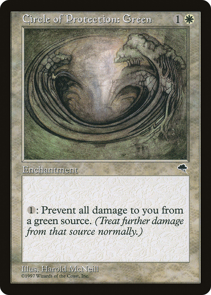 Circle of Protection: Green (TMP-010) - Tempest