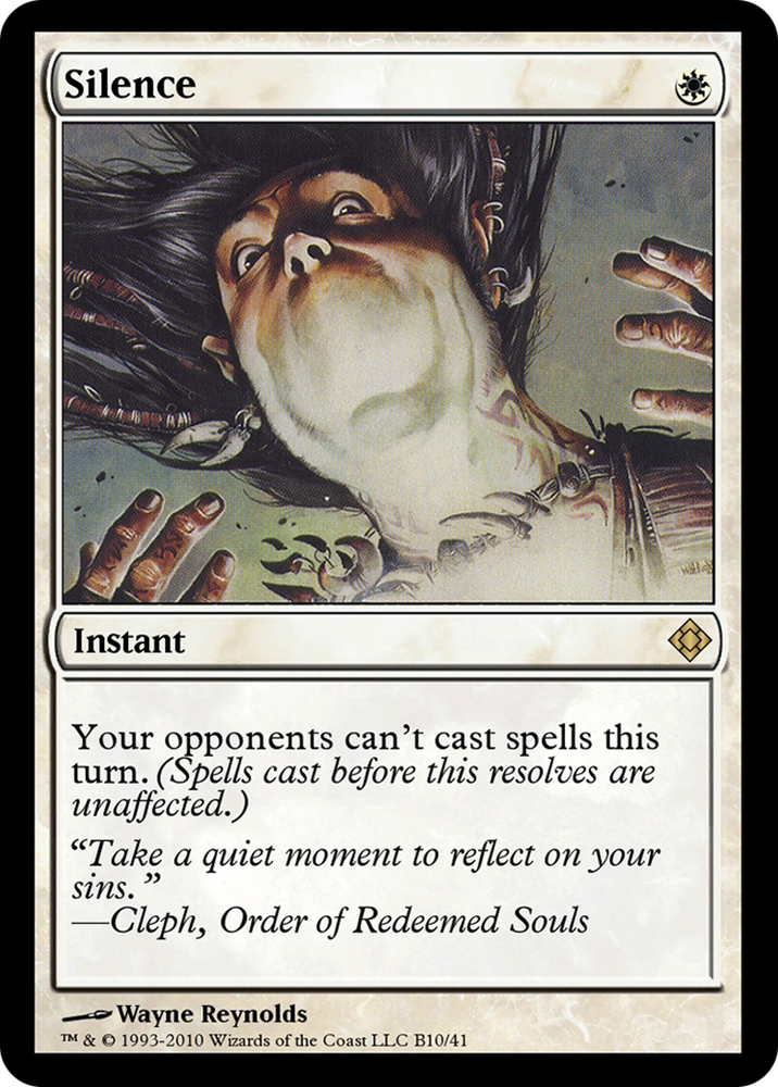 Silence (TD0-B10) - Magic Online Theme Decks