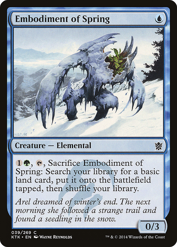 Embodiment of Spring (KTK-039) - Khans of Tarkir