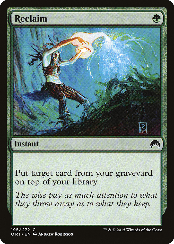 Reclaim (ORI-195) - Magic Origins Foil