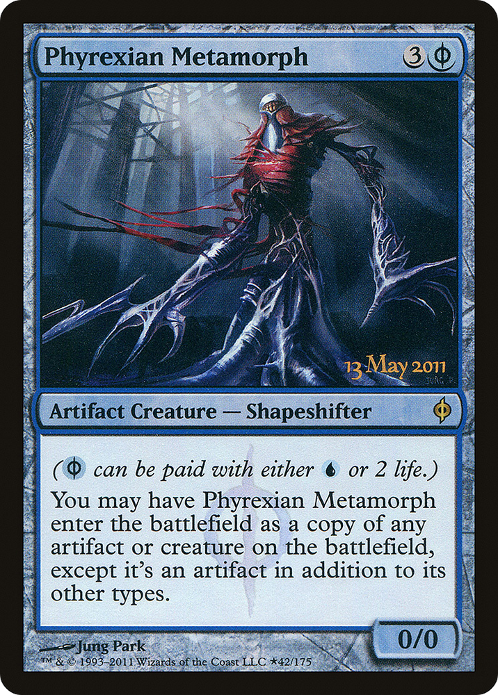 Phyrexian Metamorph (LARP-042) - New Phyrexia Promos Foil