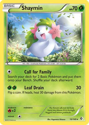 Shaymin 010  Boundaries Crossed - Rare