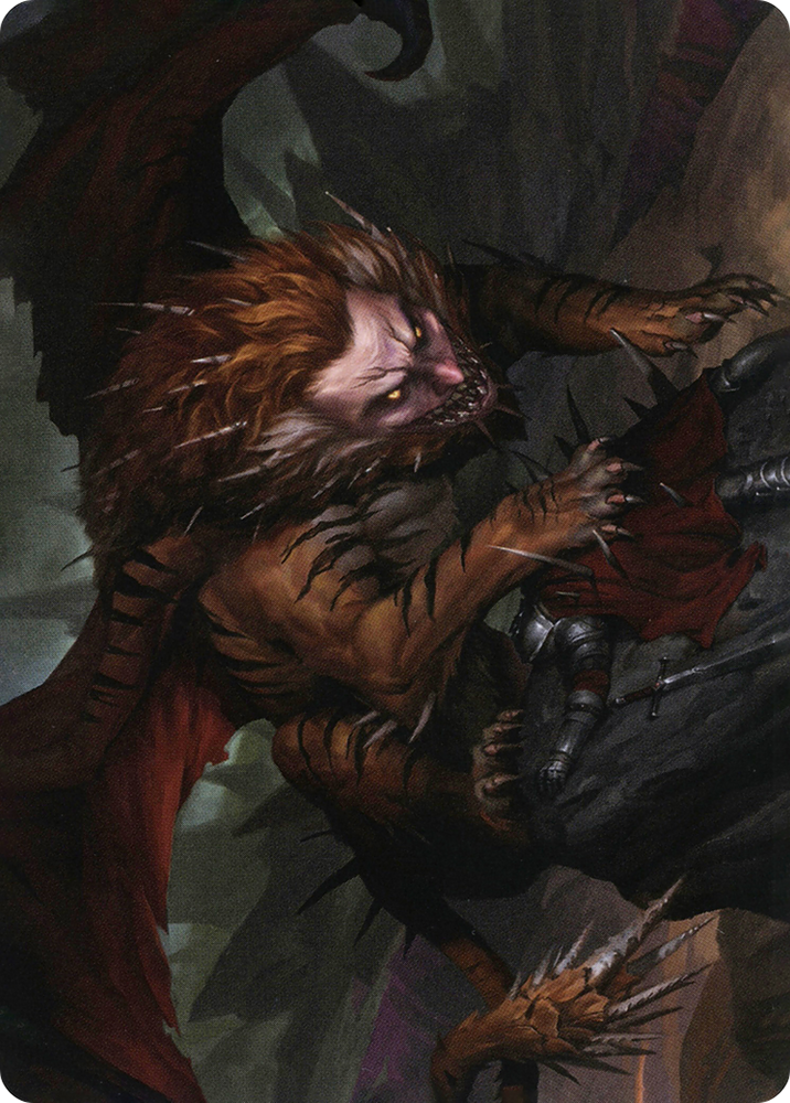 Manticore // Manticore (AAFR-006) - Adventures in the Forgotten Realms Art Series (Borderless)