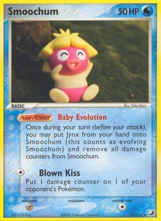Smoochum 031  Unseen Forces - Rare
