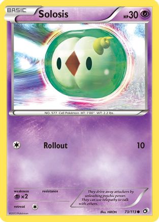 Solosis (73) 073  - Reverse Holofoil Legendary Treasures - Common