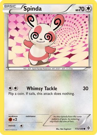 Spinda 115  Boundaries Crossed - Common