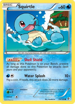 Squirtle 029/149  Boundaries Crossed - Common