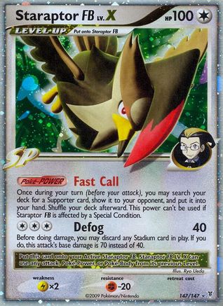 Staraptor FB Lv.X 147  - Holofoil Supreme Victors - Ultra Rare