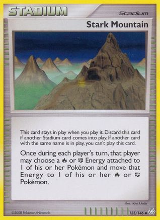 Stark Mountain 135  - Reverse Holofoil Legends Awakened - Uncommon